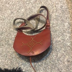 Leather handmade bag